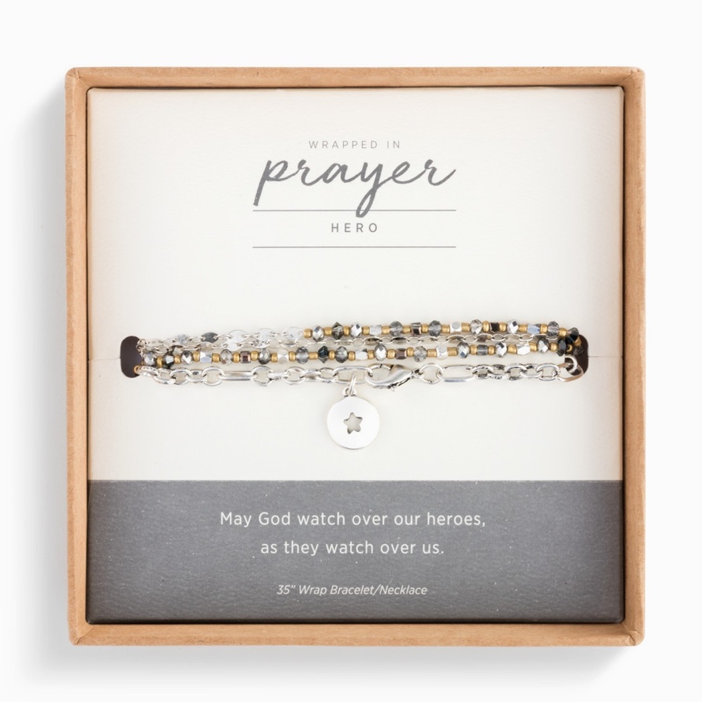 ✅Demdaco Wrapped-In-Prayer Hero Necklace/Bracelet